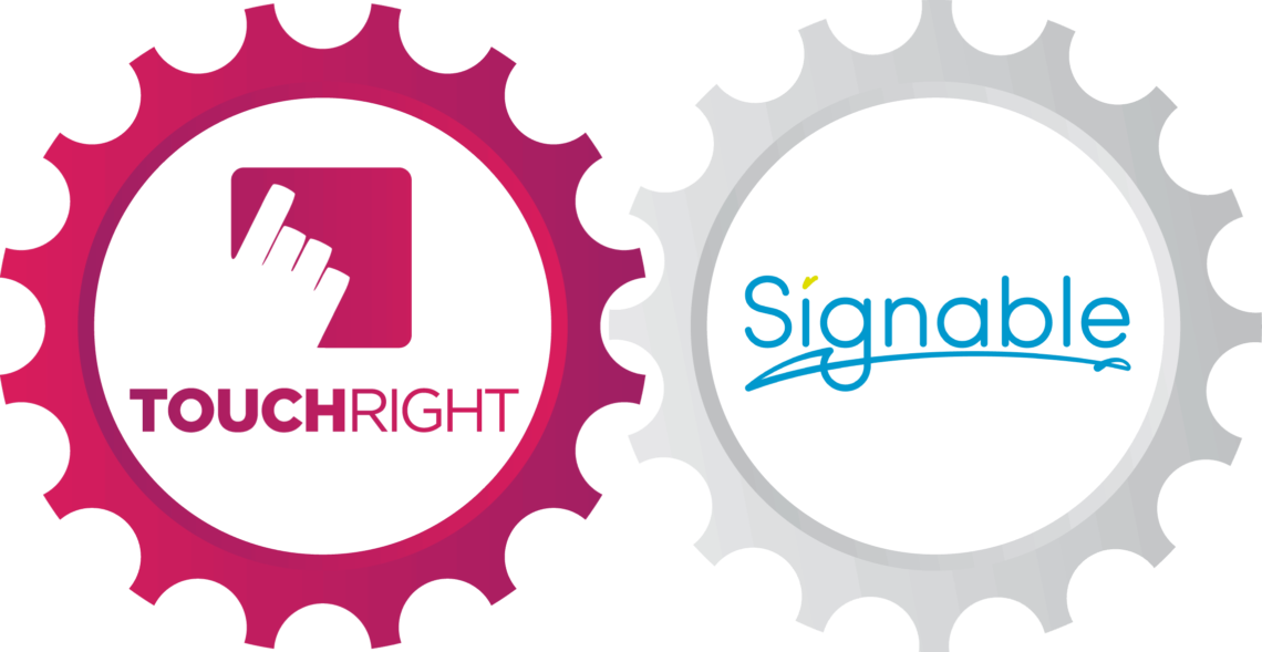 TouchRight and Signable Logos